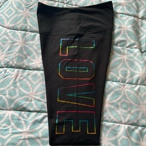 Black leggings Pink size S